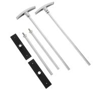 Ipetboom Kit Rallonge Poignée Vanne Vidange Eaux Usées Camping-Car 2 Pièces, Tiges Extension 15 Cm et 23 Cm, Accessoires Solide pour Système Évacuation VR, Compatible Pièces Intérieures