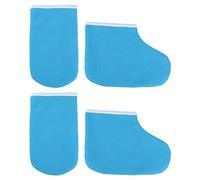 Ipetboom Kit Soins Paraffine Mains et Pieds, Taille Unique, Bain de Cire Chauffant, Chaussettes Cirées et Moufles Thermiques, Hydratation Intense Peau Sèche, Usage Spa et Domicile,