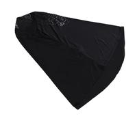 Ipetboom Ladies Hijab Wrap With Lace Overlay Non-slip Applique Headscarf For Women Secure Fit Turban Kerchief Decorative Modest Head Covering For Religious And Memorial Use