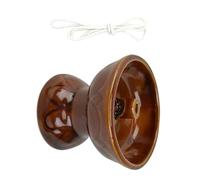 Ipetboom Lampe à Pétrole Décorative en Céramique Style Chinois, Design Délicat, Coupe-Vent et Facile à Utiliser, pour Chambre et Fête