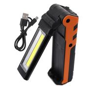 Ipetboom Lampe Torche LED Portable Rechargeable USB avec Tête Pivotante Cob Lumière Naturelle Éclairage de Travail pour Inspection et Urgences