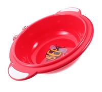 Ipetboom Lavabo En Plastique Pour Tout-petits Avec Poignées 6072 Grand Modèle Forme Ronde Couleur Aléatoire Lavage Visage Stockage D'aliments Et Pratique Maison Nourrissons Et Garçon Et Filles