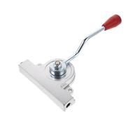 Ipetboom Levier de Commande des Gaz Manuel Argenté Push-pull pour Camion Malaxeur, Contrôleur D'accélérateur de Moteur Hors-bord, Câble D'accélérateur Robuste Compatible Équipements