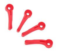 Ipetboom Levier de Réglage de Lame pour Tondeuse à Cheveux Modèle 8148/8591 Compatible, Lot de 4 Pièces en Plastique Rouge, Accessoires de Réparation Précis pour Tondeuses sans Fil