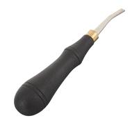 Ipetboom Lime Plate en Acier Inoxydable 5 Mm pour Cuir, Outil de Meulage Artisanal avec Poignée Antidérapante, Accessoire de Ponçage Polyvalent pour Travaux Manuels et Bricolage Cuir