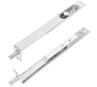 Ipetboom Loquet Encastré en Acier Inoxydable 304 Verrou Coulissant 202 CM pour Porte de Sécurité Porte Double et Porte-Fenêtre Boulon Affleurant Résistant à la Corrosion Installation