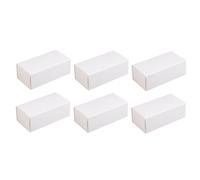 Ipetboom Lot de 10 Boîtes à Tiroirs en Carton Boîte en Papier Kraft et Solide pour Rangement Événements