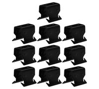 Ipetboom Lot de 10 Clips Métalliques pour Déflecteur de Vent et Pluie Fixation pour Gouttière de Fenêtre Fixe Compatibles avec Modèles Populaires Accessoires Automobiles Robustes et