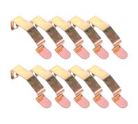 Ipetboom Lot de 10 Clips Métalliques Universels en Métal pour Boîtier de Filtre à Air de Voiture Agrafes Robustes pour Couvercle de Filtre à Air Accessoires de Rechange pour Système de
