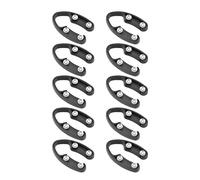 Ipetboom Lot de 10 Coupe-Capsules Robustes en Acier Inoxydable Noir Ouvre-Bouteille Pratique pour Vin Accessoire Indispensable pour Bar et Restaurant Découpe Facile Capsule de Bouteille