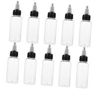 Ipetboom Lot De 10 Flacons Distributeurs De Peinture Rechargeables Avec Vaporisateur Aérographe Distributeur D'Art Bouteilles De Mélange De Peinture Stockage De Peinture Palette