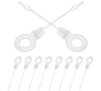 Ipetboom Lot de 10 Outils de Débouchage en Plastique pour Réfrigérateur Accessoires de Nettoyage Universels Déboucheurs de Canalisations Compacts Kit pour Orifices D’Évacuation Usage