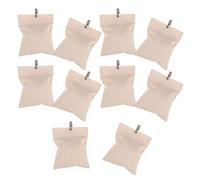 Ipetboom Lot de 10 Paquet de Lestage Beige pour Rideaux Extérieurs Poids D’Ancrage Résistants au Vent Clips de Fixation Rapides Poids Robustes pour Gazebo Pergola et Tonnelle