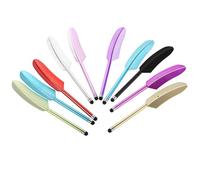 Ipetboom Lot de 10 Stylets pour Écran Tactile Capacitif Stylets Universels pour Téléphone et Tablette Pointe Disque de Précision Légers et Portables pour Écrire Dessiner et Prendre