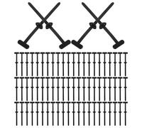 Ipetboom Lot de 100 Colliers de Serrage en Nylon Autobloquants avec Goupille Taille Petite Fixation pour Câbles Automobiles et Organisation Domestique Attaches Solide et Flexibles pour