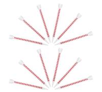 Ipetboom Lot de 12 Buses Mélangeuses Spirales Réutilisables en Plastique Robuste pour Mastic Époxy, Contrôle Précis du Débit, Applicateurs de Calfeutrage pour Rénovation la Cuisine et