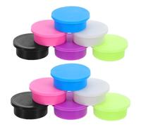 Ipetboom Lot de 12 Capuchons de Protection Hermétiques pour Flacons en Verre 3 Ml, Bouchons Anti-poussière Réutilisables, Colorés pour Organisation, Étanches et Faciles à