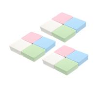 Ipetboom Lot de 12 Houppettes à Poudre Multifonction, 4 Pcs par Pack, Forme Diamant, Éponge Maquillage Visage Sec et Humide, Accessoire Maquillage Professionnel pour Peau Sensible