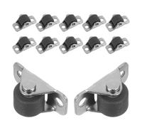 Ipetboom Lot de 12 Mini Roulettes Fixes 127 CM pour Tiroirs Galets de Guidage Directionnels pour Meubles et Appareils Électroménagers Remplacement Fiable pour Tiroirs Compacts et