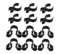 Ipetboom Lot de 12 Pinces à Bougie Robustes pour Bouteilles Clips Simples et Doubles Accessoires de Fête pour Anniversaire et Mariage Service d'Éclairage de l'eau Patins de Sécurité