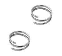 Ipetboom Lot De 2 Bagues En Pour Femme Anneau De Pouce Anneau Ouvert Pour Femme Alliance Bague De Fiançailles Bague Réglable Bijoux Pour Fille Bague En S925
