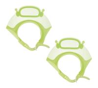Ipetboom Lot de 2 Bonnets de Verts pour Bébé Visière Ajustable, Bonnet de Shampoing Imperméable, Protection Oreilles et Yeux, Accessoire Bain Essentiel pour Tout-petits
