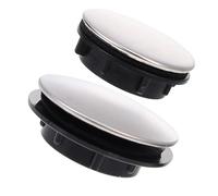 Ipetboom Lot de 2 Bouchons de Trou de Robinet pour Évier Cuisine en Acier Inoxydable Couvercles Décoratifs 35Mm et 45Mm Compatibles Trous d'Installation 25-30Mm et 31-40Mm pour