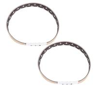 Ipetboom Lot de 2 Bracelets Bibliques Élastiques Versets Chrétiens Taille Unique Adaptable Motifs Arbre Noir et Gris Bracelets Religieux Décoratifs pour Hommes et Femmes Usage