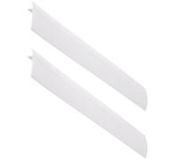 Ipetboom Lot de 2 Cache-espaces Anti-graisse Blancs 63 Cm pour Cuisinière à Gaz, Remplisseur D'espace Résistant Haute Température, Protège-plan de Travail Cuisine Propre Taches