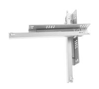 Ipetboom Lot de 2 Coulisses de Tiroir à Fermeture Amortie 12 Pouces Glissières Robustes en Acier Laminé à Froid Système Silencieux et Solide Remplacement pour Commode et Meuble Cuisine