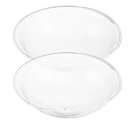 Ipetboom Lot de 2 Coupelles de Rechange pour Chauffe-Cire en Verre Transparent, Forme Chapeau, Compatibles Cire et Huiles Essentielles, Accessoires pour Brûleurs à Cire pour Usage