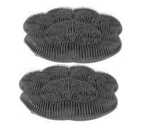 Ipetboom Lot De 2 Coussinets De Massage Pour Le Sandales D'Acupression Masseur Portable Antidérapant Poignée De Toilette Brosse De Pour Le Nettoyage De Voiture Urinoir