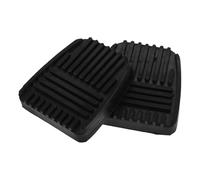 Ipetboom Lot de 2 Coussinets de Pédales en Caoutchouc Antidérapants pour Frein et Embrayage Protection Étanche pour Voiture et Camion Revêtement Résistant à L’Usure Entretien Facile