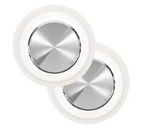 Ipetboom Lot de 2 Manettes de Jeu pour Téléphone Mobile Q8Plus Blanches Gâchettes Tactiles Accessoires pour Poignées de Jeu Boutons de Déclenchement Mobiles Compacts et Légères Tablettes