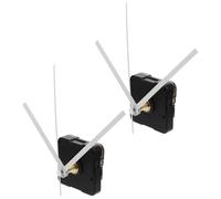 Ipetboom Lot de 2 Mécanismes d'Horloge Silencieux à Quartz Composants Remplaçables pour Horloge Murale Domestique et Montage Soi-Même