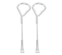 Ipetboom Lot de 2 Ouvre-Seaux Manuels en Métal Argenté Outil Multifonction Ouvre-Boîtes et Ouvre-Bouteilles Conçu pour Pots de Peinture et Bocaux Accès Rapide et Usage Sécurisé Cuisine
