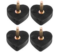 Ipetboom Lot De 2 Paires De Coussinets De Haut En Forme De Cœur Pour Femme Embouts De Rechange Pour Réparation De Chaussures Embouts De Pour Réparation De Chaussures Embouts