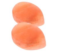 Ipetboom Lot De 2 Pierres De Massage Au Sel De L'himalaya Pour Soins De La Peau, Exfoliation Du Visage, Du Corps Et Des Pieds, Spa Et Usage Domestique
