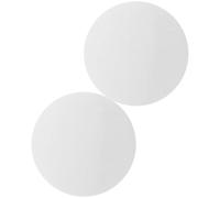 Ipetboom Lot de 2 Pierres de Sel Rondes Naturelles pour Massage Corporel Chauffantes Diamètre 5 CM pour Spa Sauna et Relaxation Musculaire Huiles Essentielles Accessoire Bien-être