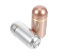 Ipetboom Lot de 2 Piluliers Portables 10 Ml en Plastique, Flacons Vides Étanches pour Remède, Mini Pilulier Léger pour Voyage, Paquet à Main et Organisation Médicale, Accessoires Pratiques