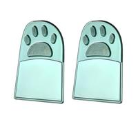 Ipetboom Lot de 2 Poignées de Siège de Toilette Anti-Contact en Plastique Solide Couleur Vert Jade Transparent Accessoire Hygiénique pour Rehausseur de Siège Évitant le Contact Direct