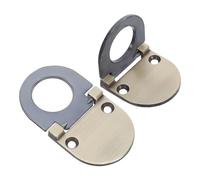 Ipetboom Lot de 2 Poignées Encastrées en Alliage de Zinc Vert Antique, Poignées de Porte et Tiroir Invisibles pour Meubles, Coulissants et Armoires, Adaptées Cuisine et Rangement, Design