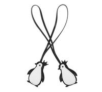 Ipetboom Lot De 2 Porte-Clés Pingouin Pendentifs Mignons Pour Sacs À Main - Motif Couronne De Dessin Animé Noir Et Blanc Breloques Pingouin Pour Femmes Et Filles