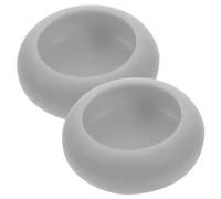 Ipetboom Lot de 2 Protections en Silicone Gris Anti-Brûlure pour Boutons de Couvercle de Théière Surface Antidérapante Résistance aux Fissures Accessoires la Cuisine Polyvalents pour