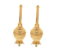 Ipetboom Lot De 2 Récipients D'Huile Vides Décoratifs pour Eau Bénite Bouteille d'eau Bénite pour Festivals Bouteille d'eau Catholique pour Église Festival Récipient