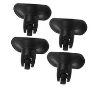 Ipetboom Lot De 2 Roues Silencieuses Pivotantes pour Valise, roulettes De Rechange Universelles, Compatibles Bagages à roulettes, Noir Grand Format, Remplacement Voyage