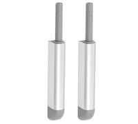 Ipetboom Lot de 2 sets de Loquets Magnétiques à Poussoir pour Armoire et Tiroir Double Tête en Aluminium et Acier Inoxydable Système Silencieux sans Poignée Adapté pour Portes de