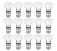 Ipetboom Lot de 20 Boucles de Chaussures en Métal Fer Plat Clips à Chaussures Soi-même Taille Grosse Accessoires Décoratifs Vêtements et Coiffure Bricolage Personnalisé