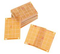 Ipetboom Lot de 20 Cartes de Circuit Imprimé Universelles 5X7 CM en Résine et Fibre de Verre pour Soudure Tableau de Projet Électronique DIY Expérimentations et Prototypage Électronique