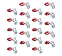 Ipetboom Lot de 20 Clips D’Installation pour Évier Cuisine Fixation sans Perçage Clips Réglables 50X25X18 MM Supports Robustes et Solide pour Évier et Lavabo Accessoires de Montage